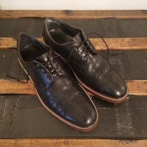 SOLD | Johnston & Murphy | 1850 Black Wingtip
